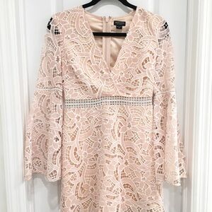 Marciano Blush Pink Lace Dress